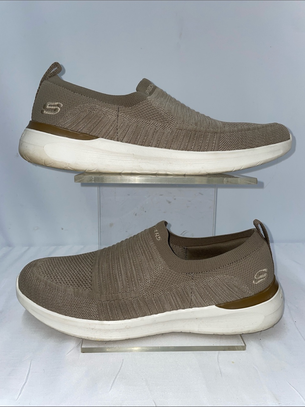 SKECHERS LATTIMORE-CARLOW KNIT SLIP ON SHOES FTL-06-026